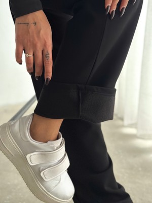 Win Moda Içi Şardonlu Modal Eşofman Altı / Women's Wınter Tracksuıt/önü Dikişli