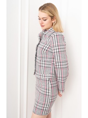 MissVina Buklet Twinset – Ceket & Etek Takım 1286