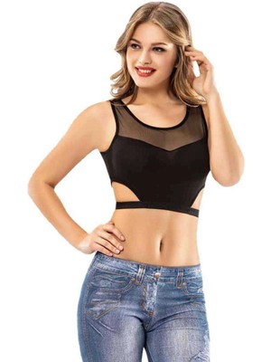 Venüs Shopping Kota 2 Adet Siyah Tül Modelli Büstiyer