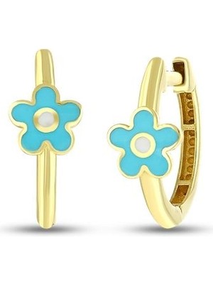 Assos Pırlanta Altın Çocuk Küpesi - 14K