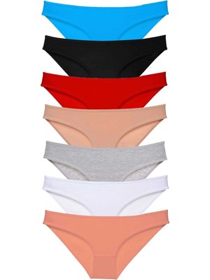 Venüs Shopping 7 Adet Süper Eko Set Likralı Kadın Slip Külot Set 1