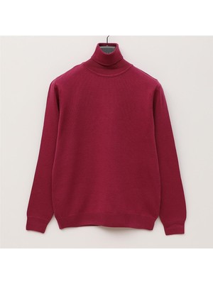 Dio Rise Erkek Şardonsuz Uzun Kol Ince Kazak - 180539 - Açık Mor