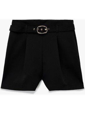 Koton Pile Detaylı Kemer Detaylı Mini Şort