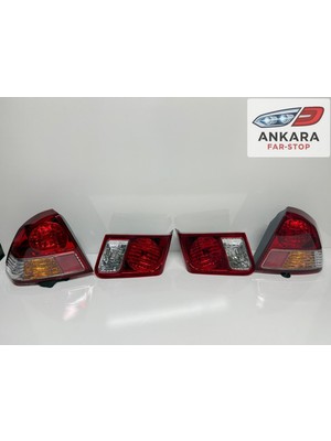 MATSUBA Honda Civic Vtec 2 2004 - 2006 Stop Lambası Sağ - Sol Iç ve Dış Takım (Toplam 4 Adet Stop)