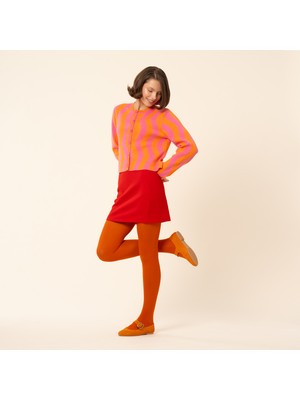 Zsa Zsa Zsu Tarabya Triko Hırka - Pembe - Turuncu