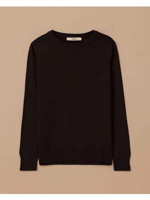 Seçil 10003 Sıfır Yaka Triko Bluz  10002521710003 #10-25#