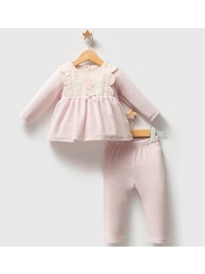 Venüs Shopping Tongs Baby Etamine 2'li Takım 5683 Pembe