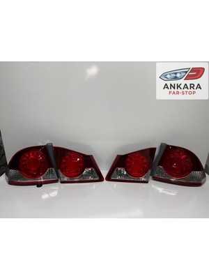 MATSUBA Honda Civic Fd6 2007 - 2009 Stop Lambası Sağ - Sol Iç ve Dış Takım (Toplam 4 Adet Stop)