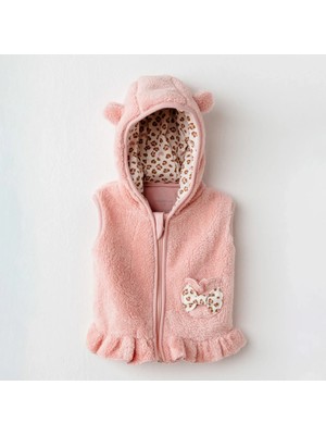 Venüs Shopping Little Leopard Yelek Pink