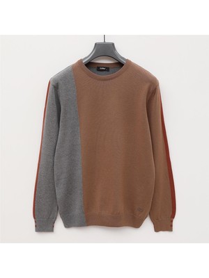 Dio Rise Erkek V Yaka Triko Uzun Kol Ince Kazak - (M-2xl) - 189057 - Toprak