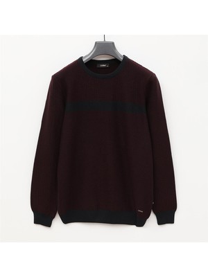 Dio Rise Erkek O Yaka Kısa Kol Kazak - (M-2xl) - 180973 - Koyu Bordo