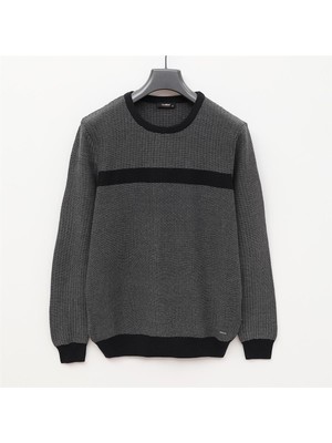 Dio Rise Erkek O Yaka Kısa Kol Kazak - (M-2xl) - 180973 - Gri Melanj