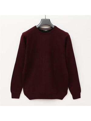 Dio Rise Erkek Uzun Kol Ince Sweatshirt - 189060 - Koyu Bordo