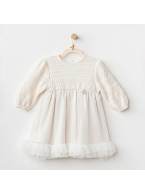 Venüs Shopping Wawa Exclusive Elbise Ekru