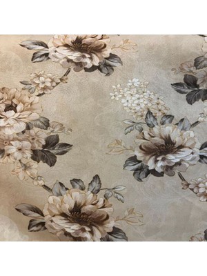 Musa Kanepe Döşemelik Kumaş-Yıkanabilir Kumaş-Dijital Baskılı-Çiçek Desenli Koltuk Kumaşı