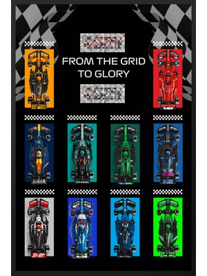 Brix Frames LEGO Speed Champions All In One Sergileme Çerçevesi