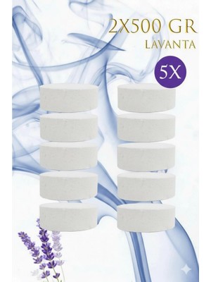 Saban 5 Adet 2X500GR - Lavanta - Nem Alıcı Rutubet Giderici Yedek Tablet