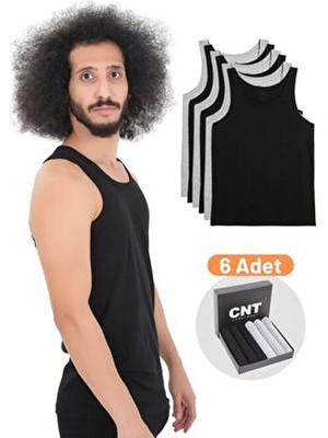 Cnt Erkek Atlet Pamuklu Basic 6'lı Premium Paket