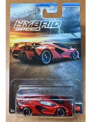 Hot Wheels Silver Series Hybrid Speed Lamborghini Sian Fkp 37 1/64 Model Araba