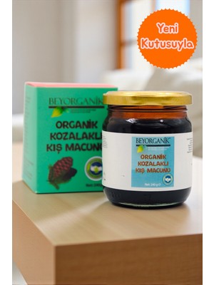 Beyorganik Organik Kozalaklı Kış Macunu 240 gr Yeni Kutusu ile Sağlıklı Atıştırmalık