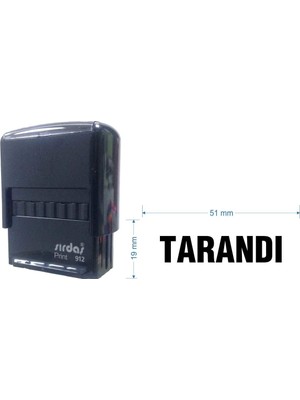 Sırdaş 912 Kaşe Siyah makine Siyah Keçe  "TARANDI" yazısı ile beraber