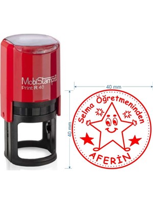 Mobistamps R40 Kişiye Özel Öğretmen Kaşesi