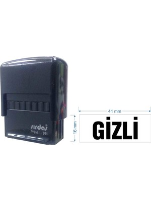 Sırdaş 911 Kaşe Siyah makine Siyah Keçe  "GİZLİ" yazısı ile beraber