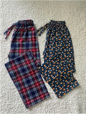 Düven 2'li Kadın Pijama Altı - Ultra Kalite Tek Alt Pijama