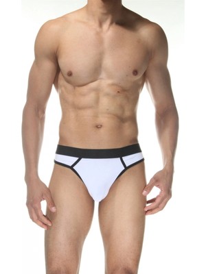 Marsilyan- Beyaz Erkek Tanga Çamaşırı