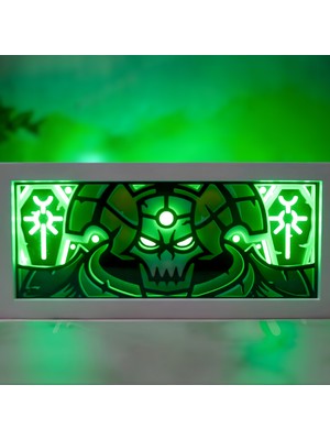 Jade Produck 💀 Overlord - LED Işık Kutusu 💚