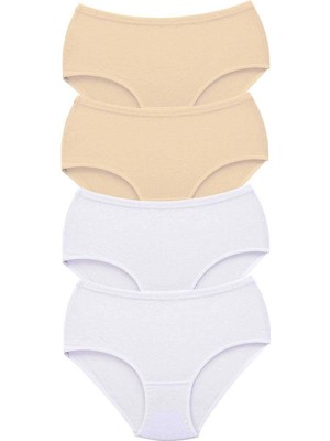 Venüs Shopping 4 Adet Tutku Kadın Yüksek Bel Bato Kalın Lastik Külot S9