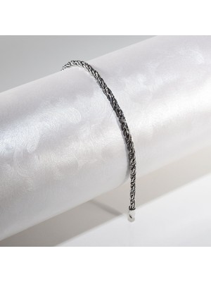 Silvalli 2n Burma Tilki Kuyruğu Gümüş Bileklik