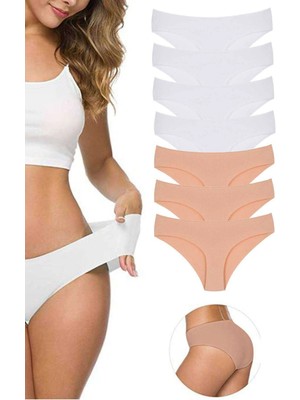 Venüs Shopping 7 Adet Kadın Dikişsiz Lazer Kesim Esnek Iz Yapmayan Külot S3
