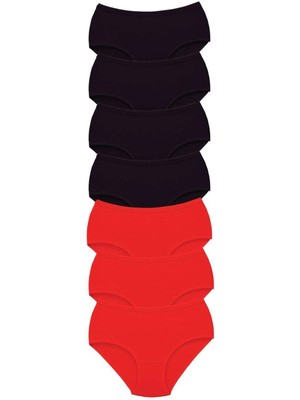 Venüs Shopping 7 Adet Tutku Kadın Yüksek Bel Bato Kalın Lastik Külot S1