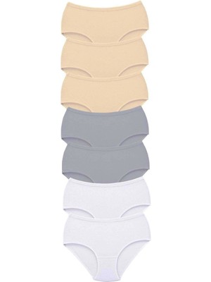 Venüs Shopping 7 Adet Tutku Kadın Yüksek Bel Bato Kalın Lastik Külot S20