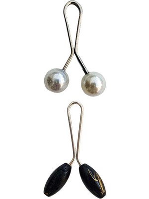 Venüs Shopping 2 Adet Tesettür Eşarp ve Şal Klipsi Set 7