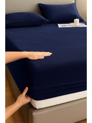 Mulberry Kışlık Tek Kişilik Kadife Lastikli Çarşaf 100X200+30