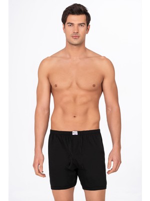 Kompedan Erkek Süprem Paçalı Külot Siyah | K0043