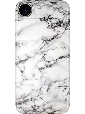 Nurdic iPhone 17 Air Kamera Korumalı Kılıf Renkli Silikon Baskılı Tpu Banyo Mermer