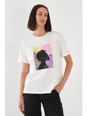 Alexander Gardi Alexandergardı Baskılı Kadın T-Shirt