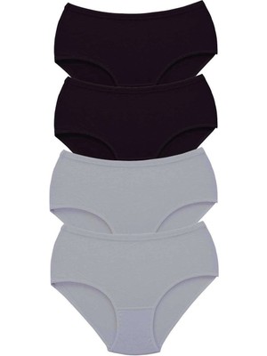 Venüs Shopping 4 Adet Tutku Kadın Yüksek Bel Bato Kalın Lastik Külot S3