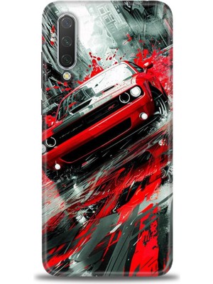 Mod Kılıf Xiaomi Mi 9 Lite Kılıf Hd Baskılı Kılıf + 9h Nano Tam Kaplayan Ekran Koruyucu 106