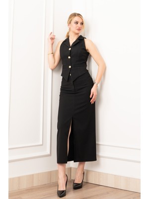 MissVina Serenity Grace Yelek Etek Takım 1241