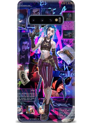 Mod Kılıf Samsung Galaxy S10 Plus Hd Baskılı Kılıf + 9h Nano Tam Kaplayan Ekran Koruyucu 277