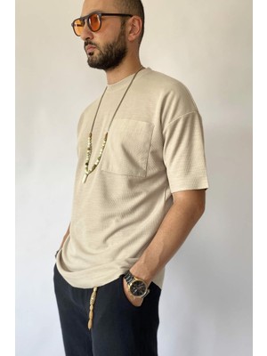 Alışveriş Sokağı Yazlık Keten Erkek Tişört