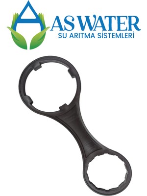 As Water Filtre Kabı ve Membran Kabı Açma Anahtarı Su Arıtma Aksesuarı Uzun Ömürlü Kullanım İçin
