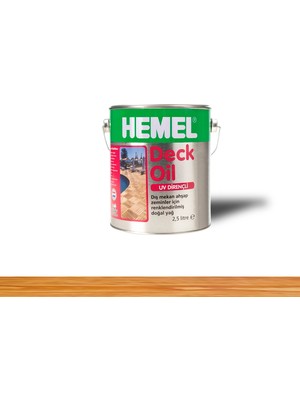 Hemel Deck Oil Teak Deck Yağı Tik Ağacı 2,5 Lt