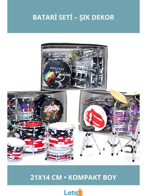 Letsii Dekoratif Batari Figürü 21X14 cm Şık Tasarım