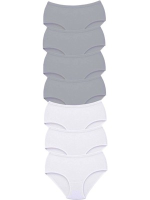 Venüs Shopping 7 Adet Tutku Kadın Yüksek Bel Bato Kalın Lastik Külot S10