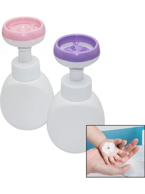 MiraLive Çiçek Şekilli Köpük Çıkaran Basmalı Sabunluk (K95)